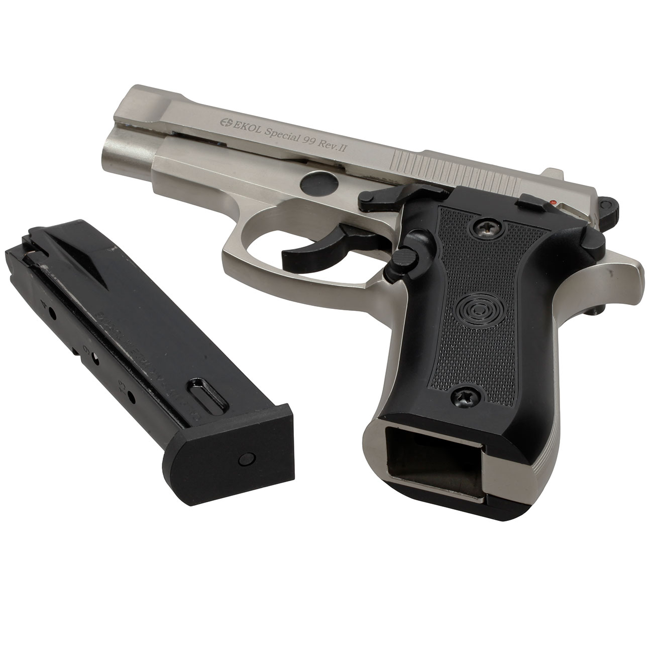Ekol Special 99 Rev. II Schreckschuss Pistole Kal. 9 mm P.A.K vernickelt Bild 6