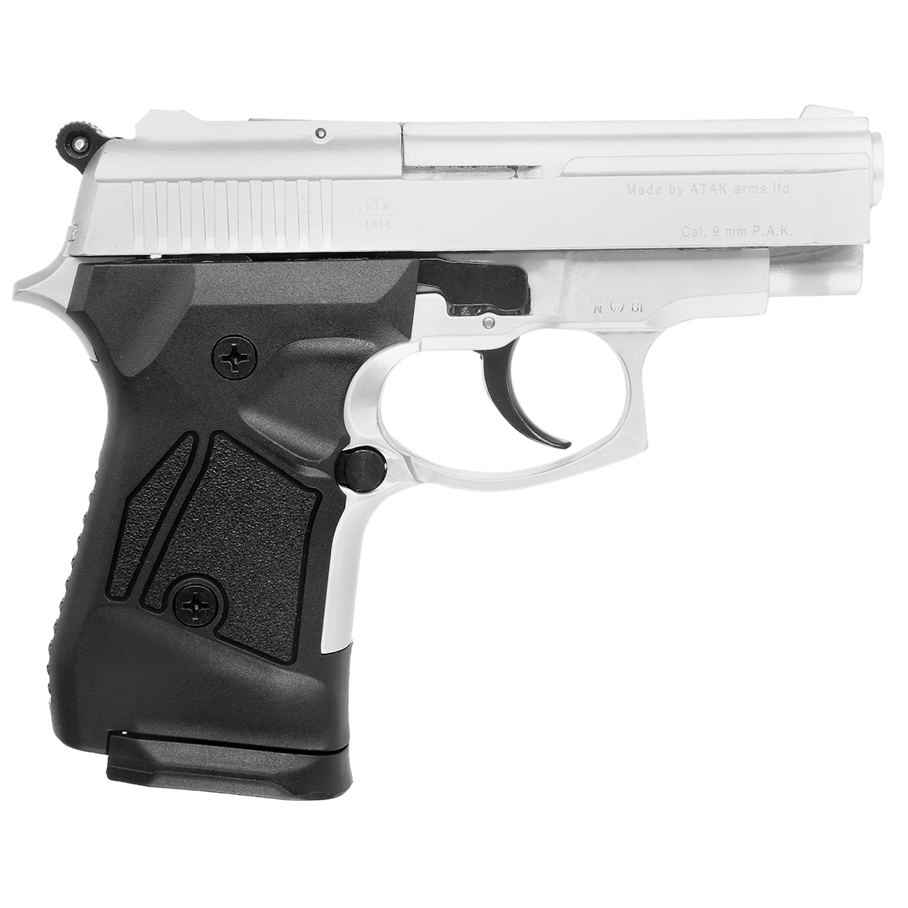 Zoraki 914 Schreckschuss Pistole 9mm P.A.K. matt chrom Bild 2