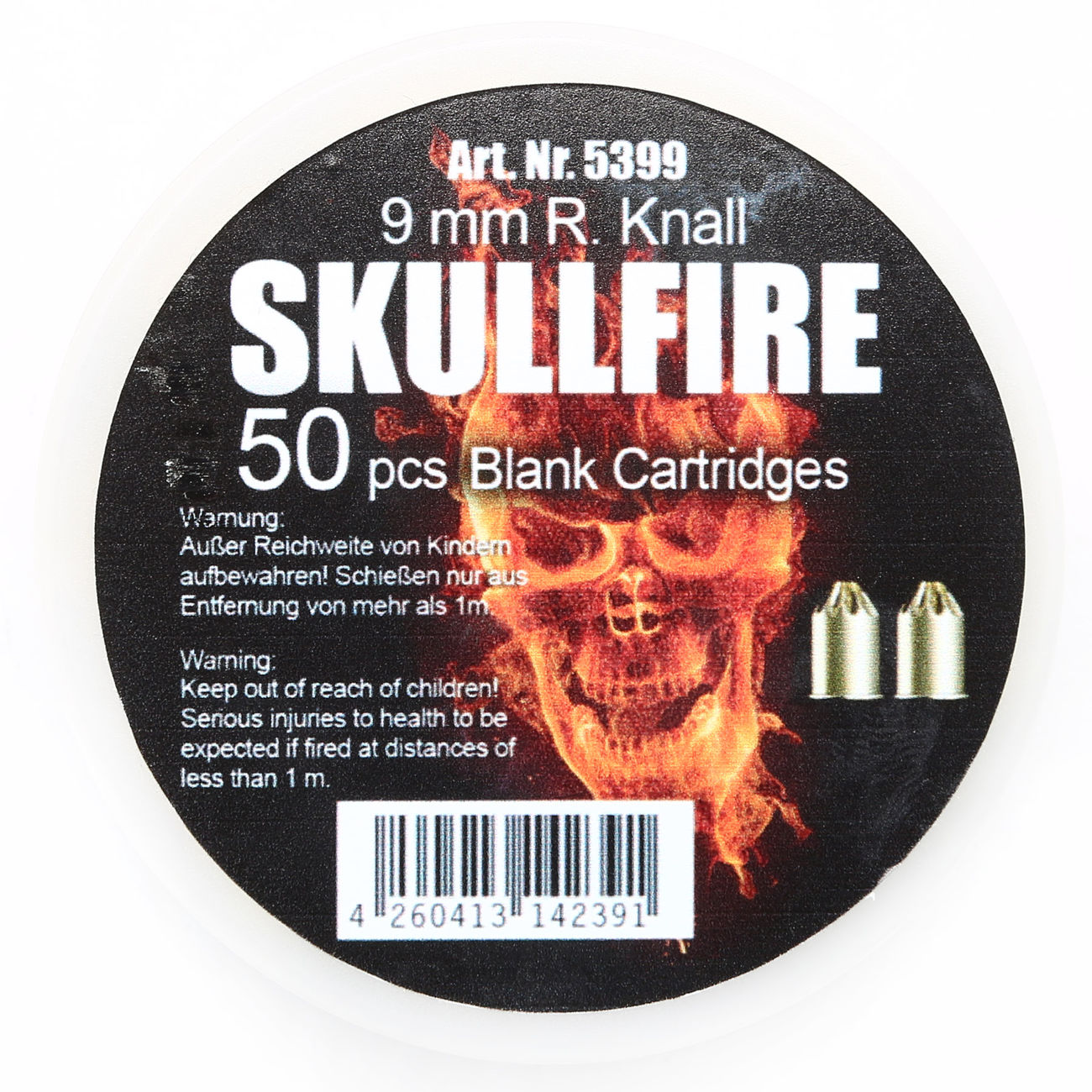 Pobjeda Skullfire Knallpatronen 9mm R.K. 50 Stück Bild 3