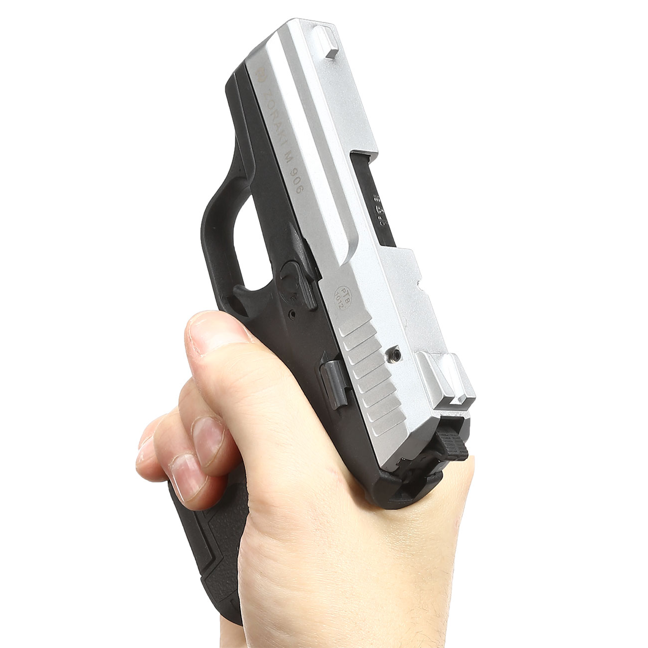 Zoraki 906 Schreckschusspistole 9 mm P.A.K. matt chrom Bild 5