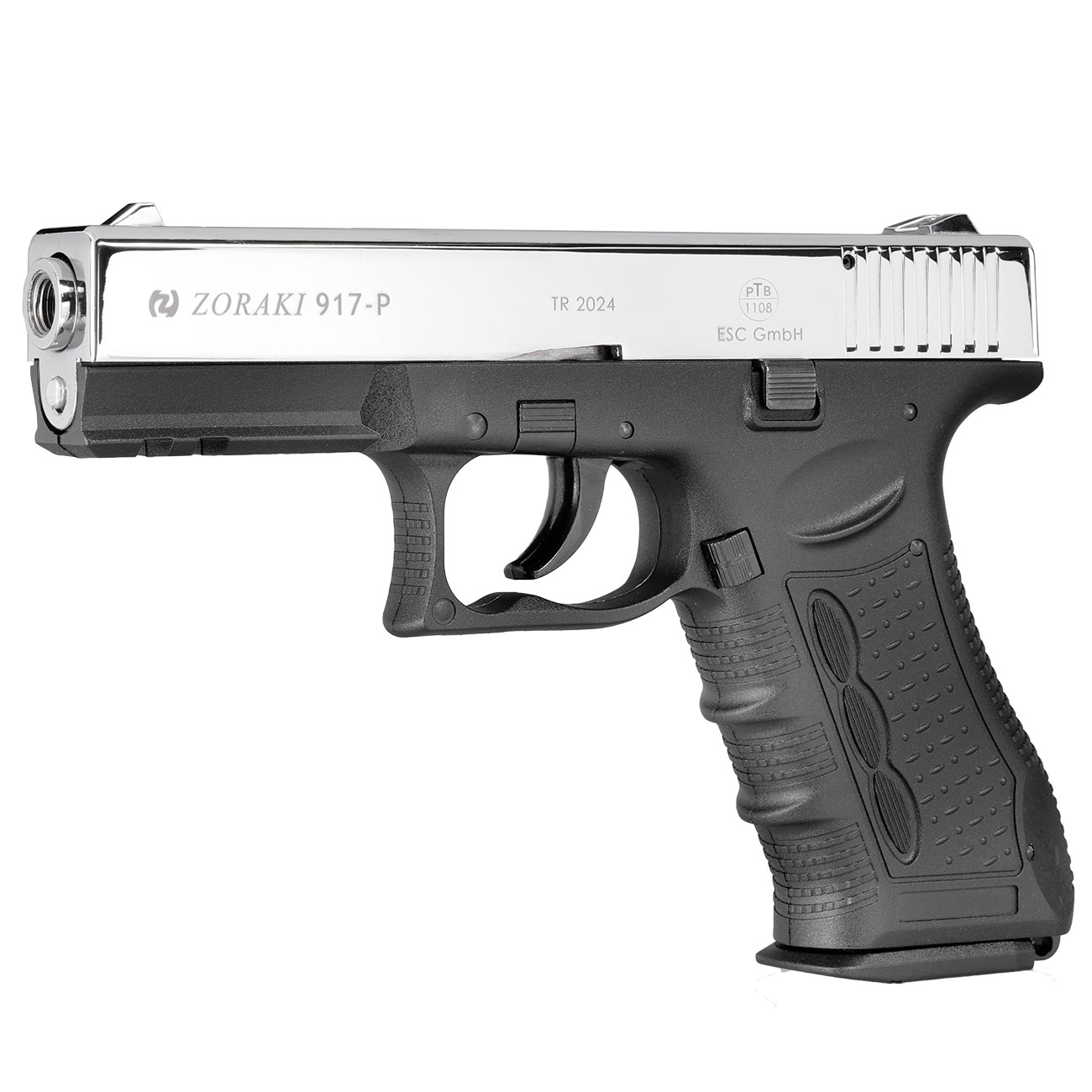 Zoraki 917 Schreckschusspistole 9mm P.A.K. chrom Bild 2