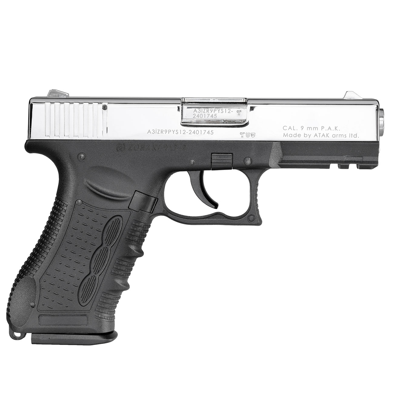 Zoraki 917 Schreckschusspistole 9mm P.A.K. chrom Bild 3