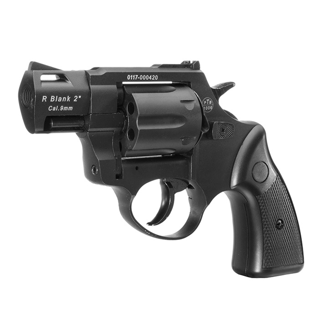 Zoraki R2 Compact 2 Zoll Schreckschuss Revolver Kal. 9mm R.K. brüniert inkl. Marken