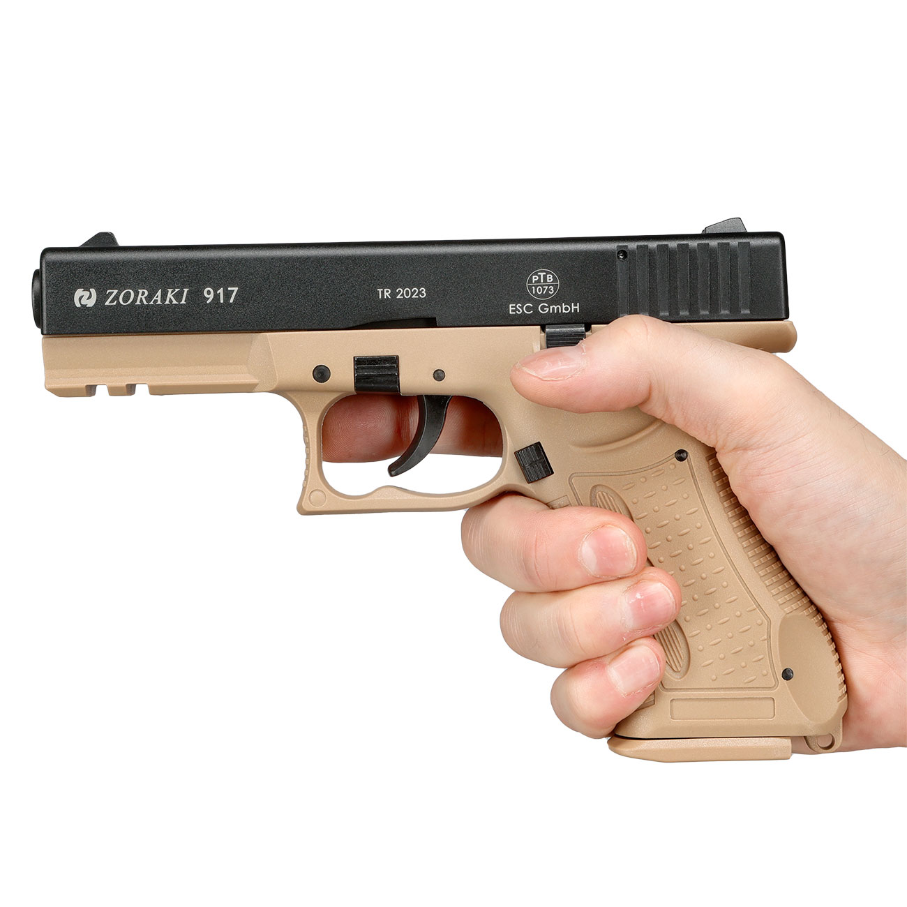 Zoraki 917 Schreckschusspistole 9mm P.A.K. desert Bild 5