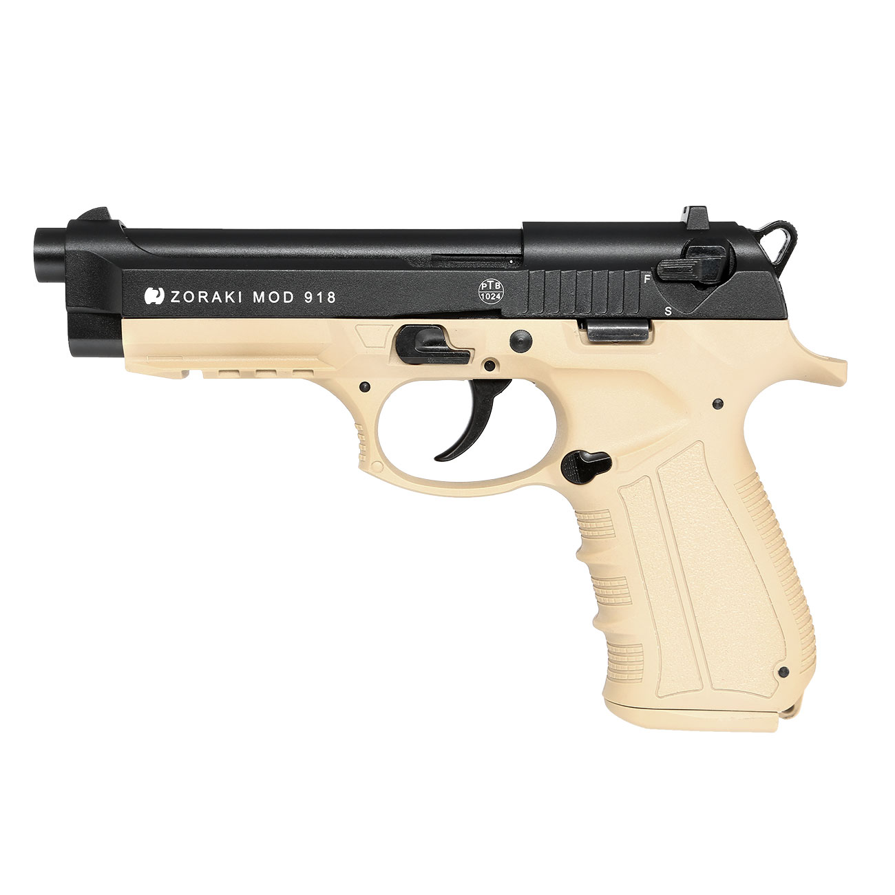 Zoraki 918 Schreckschuss Pistole 9mm P A Desert Kotte Zeller