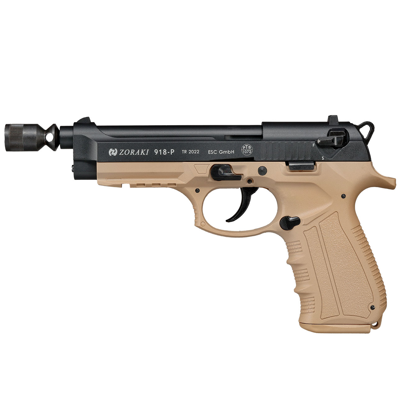Zoraki 918 Schreckschuss-Pistole 9mm P.A. desert Bild 10