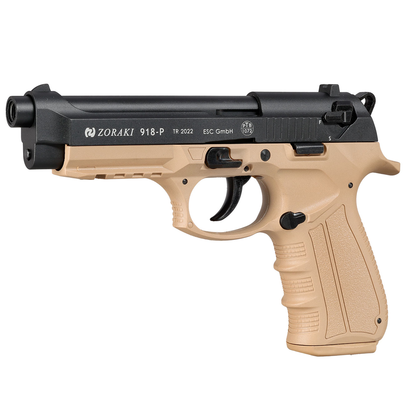 Zoraki 918 Schreckschuss-Pistole 9mm P.A. desert Bild 2