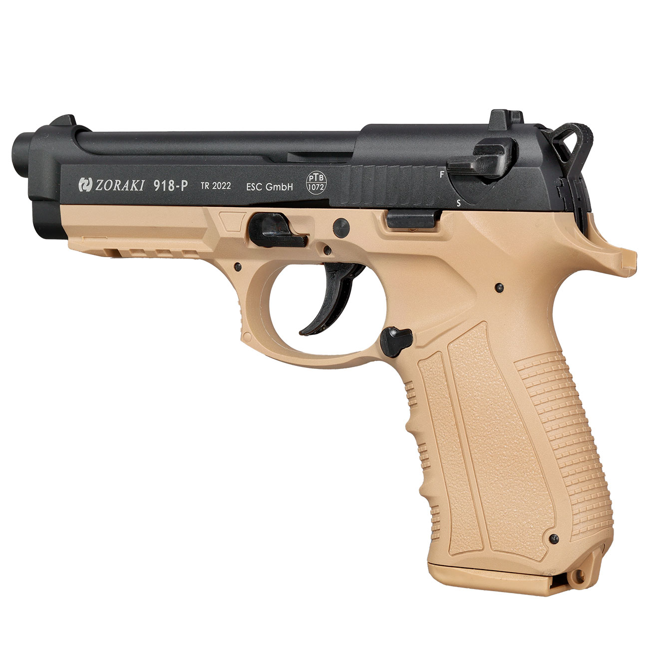 Zoraki 918 Schreckschuss-Pistole 9mm P.A. desert Bild 7