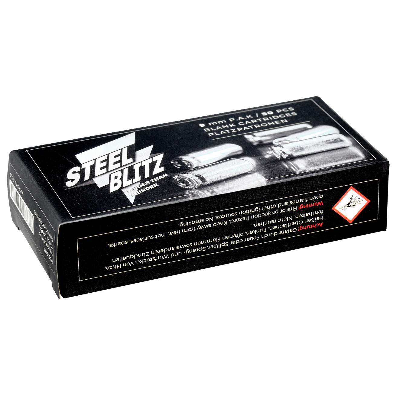 Pobjeda Steel Blitz Knallpatronen 9mm P.A.K. 50 Stck Bild 7