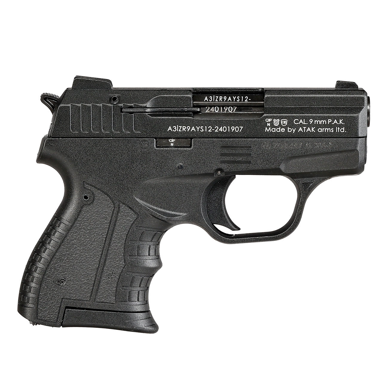 Zoraki Schreckschusspistole 906 Kal. 9mm P.A.K. brniert inkl. 50 Schuss Pobjeda Steel Blitz Bild 3