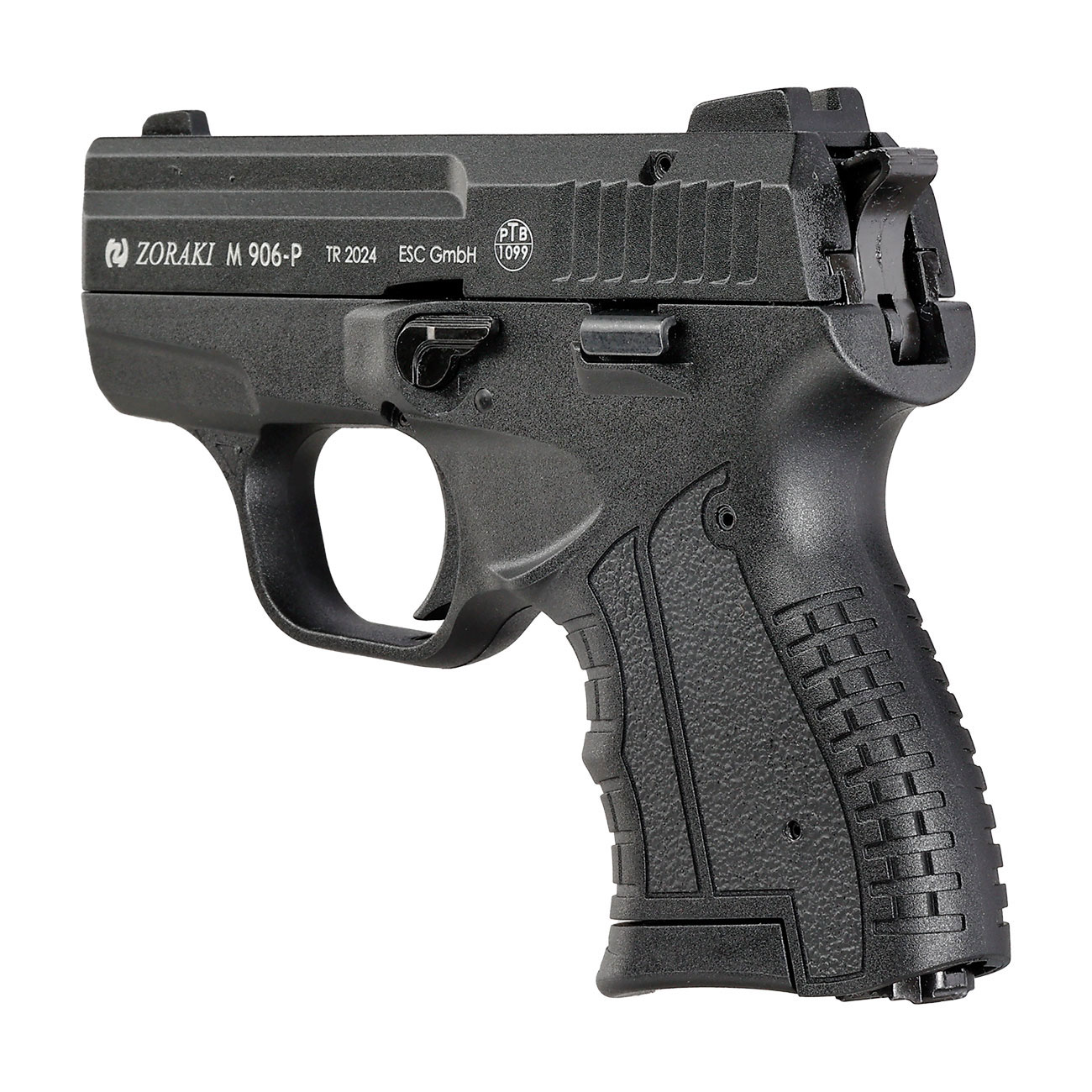Zoraki Schreckschusspistole 906 Kal. 9mm P.A.K. brniert inkl. 50 Schuss Pobjeda Steel Blitz Bild 7