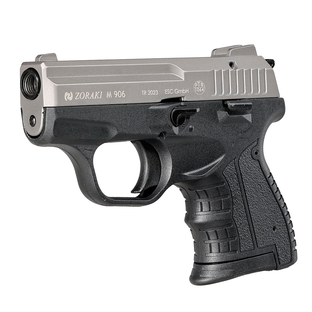 Zoraki 906 Schreckschusspistole 9mm P.A.K. titan + 50 Schuss Pobjeda Black Blitz Platzpatronen Bild 2