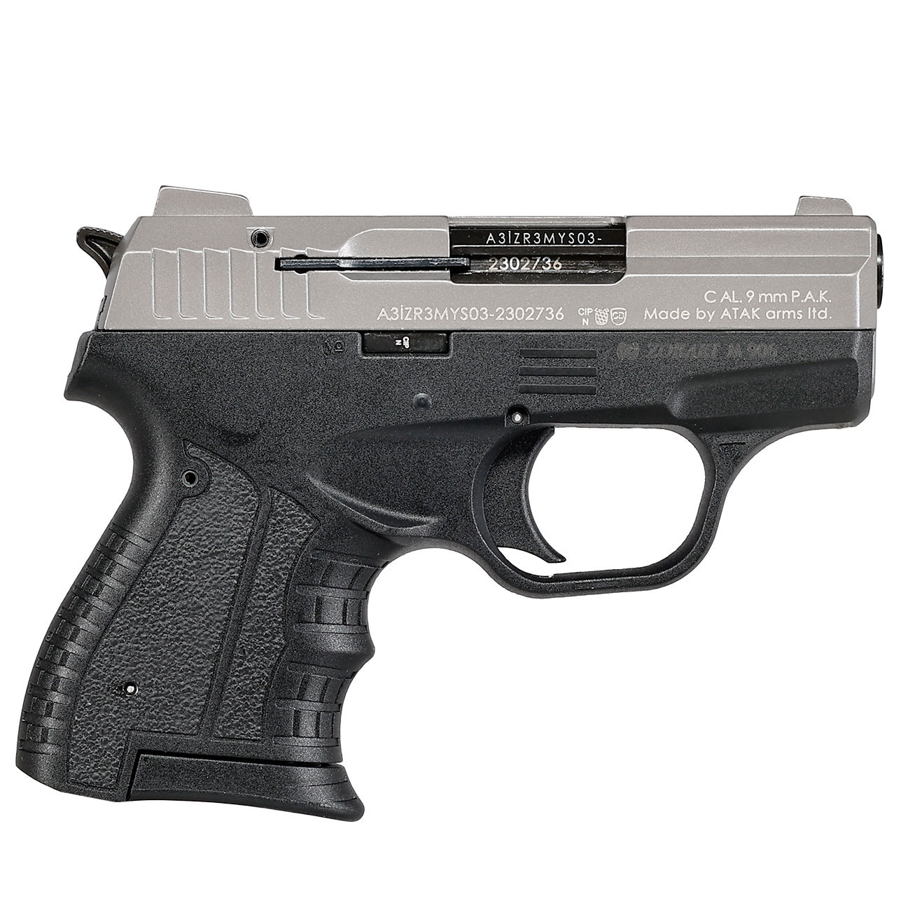 Zoraki 906 Schreckschusspistole 9mm P.A.K. titan + 50 Schuss Pobjeda Black Blitz Platzpatronen Bild 3