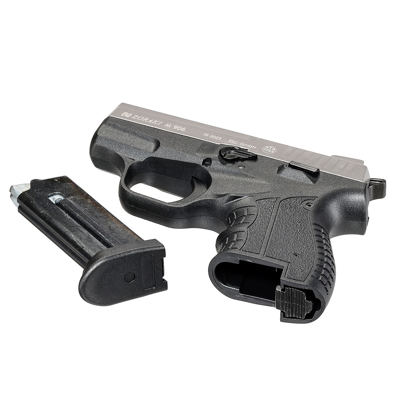 Zoraki 906 Schreckschusspistole 9mm P.A.K. titan + 50 Schuss Pobjeda Black Blitz Platzpatronen Bild 6