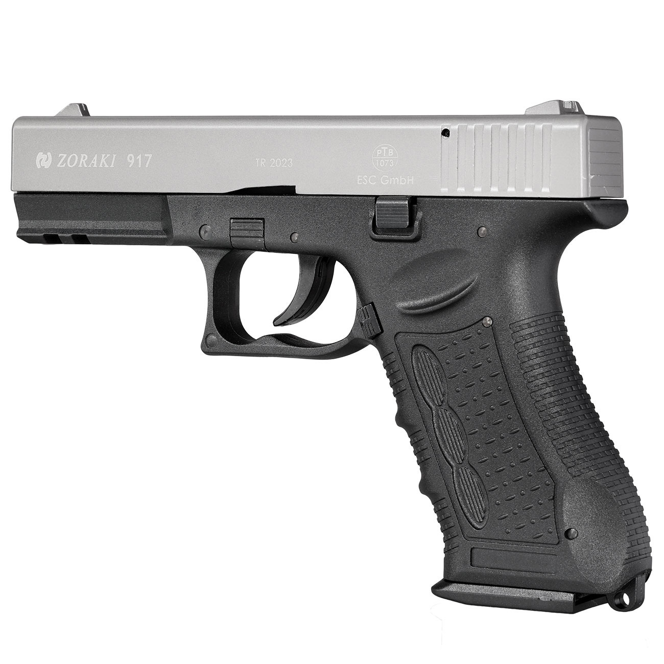 Zoraki 917 Schreckschusspistole Kal. 9mm P.A.K. titan + 50 Schuss Black Blitz Platzpatronen Bild 7