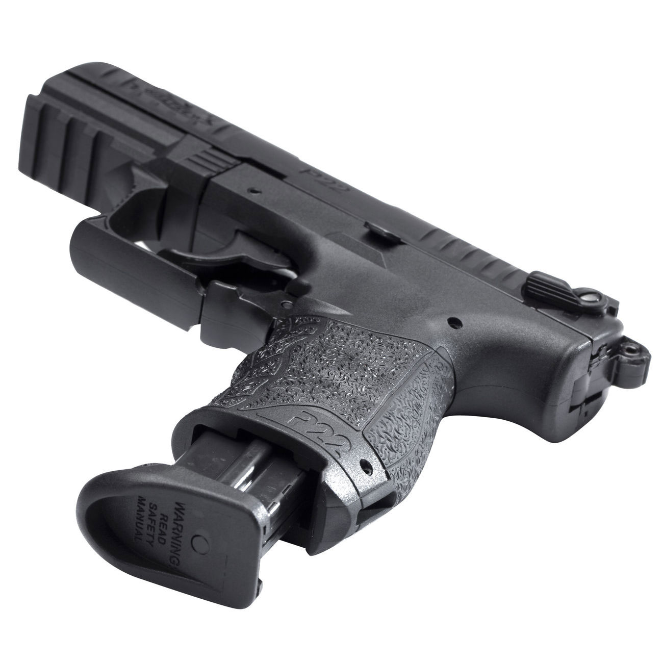 Walther P22Q Schreckschuss Pistole 9mm P.A.K. schwarz inkl. 2x 50 Platzpatronen Bild 3