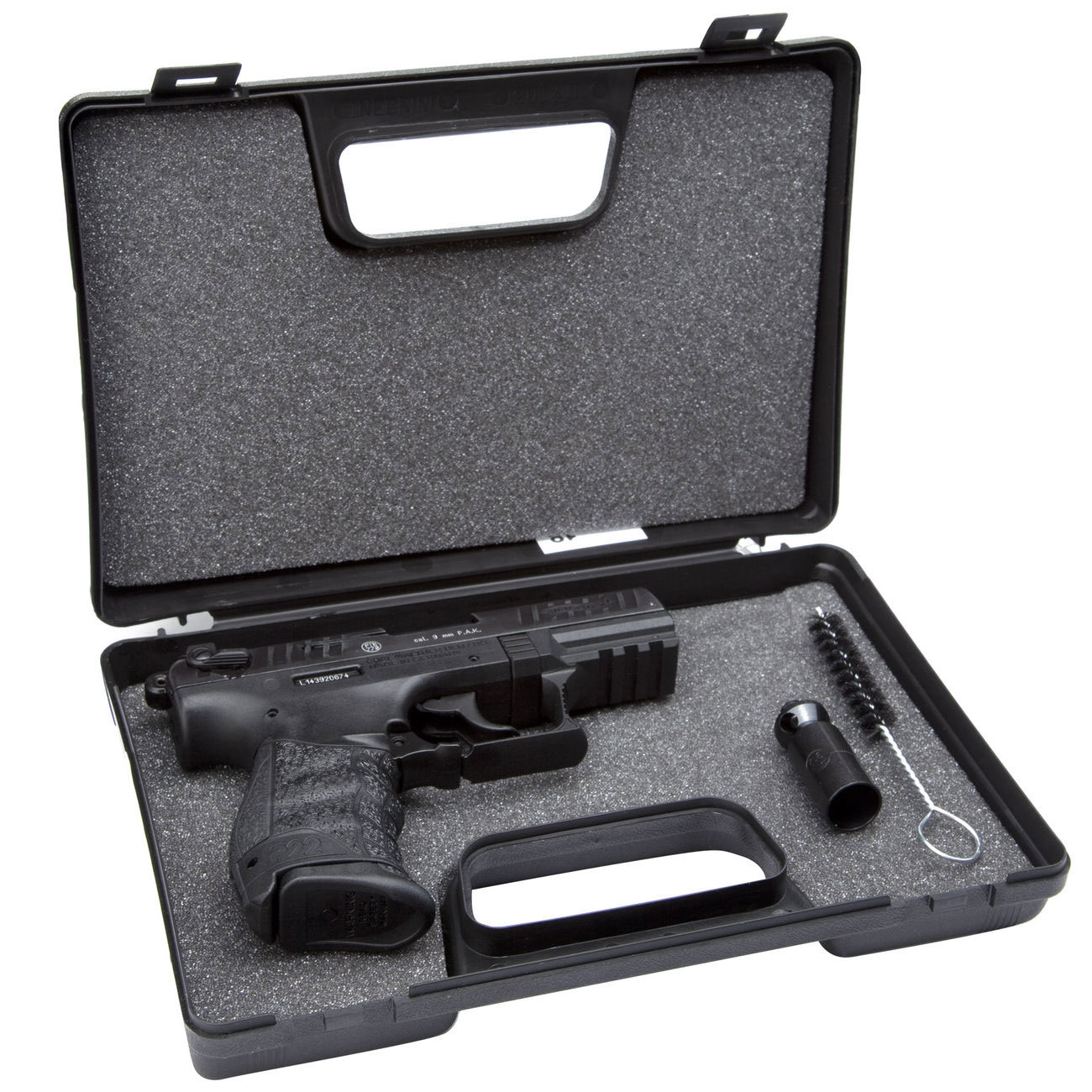 Walther P22Q Schreckschuss Pistole 9mm P.A.K. schwarz inkl. 2x 50 Platzpatronen Bild 4