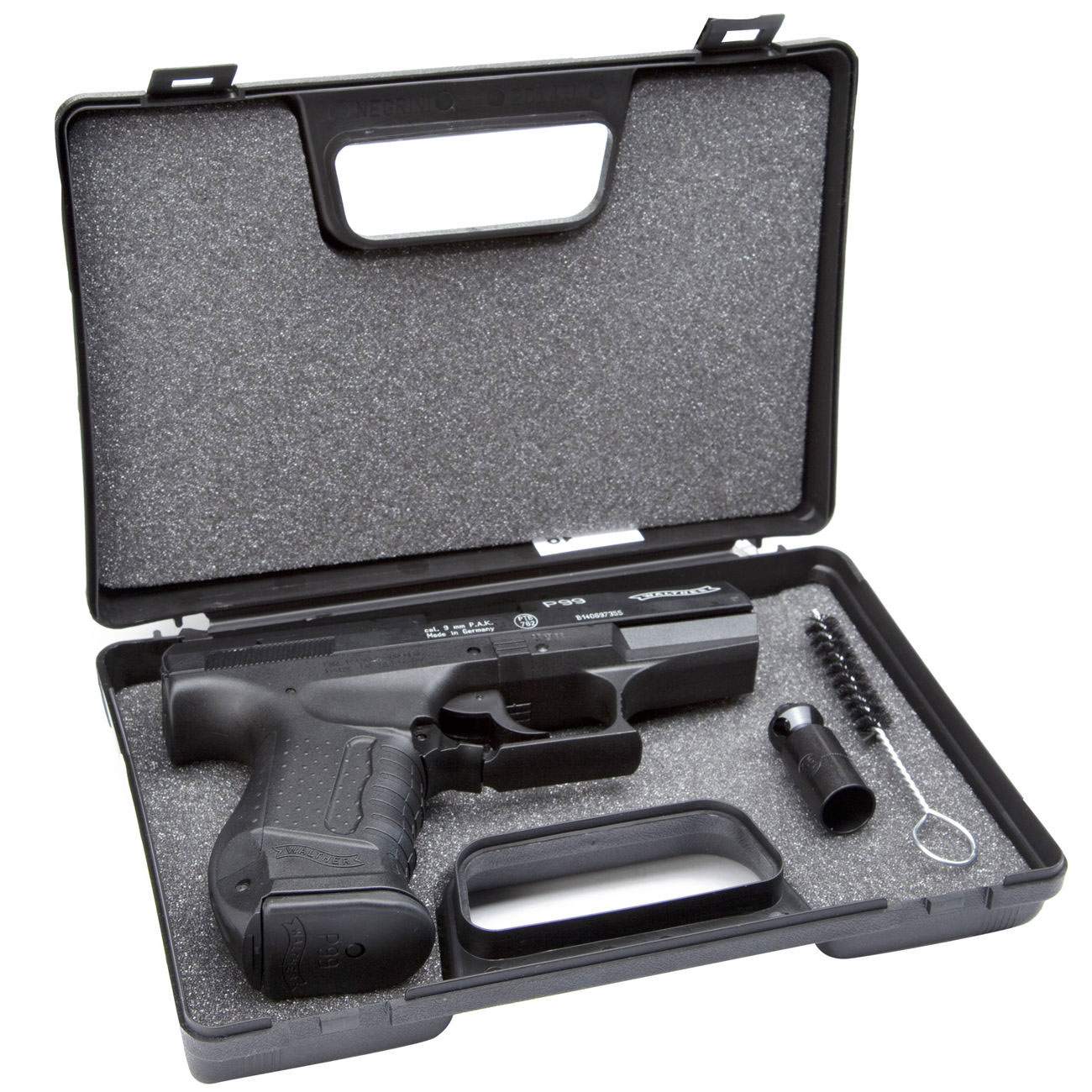 Walther P99 Schreckschuss Pistole 9mm P.A.K. schwarz inkl. 2x 50 Platzpatronen Bild 1