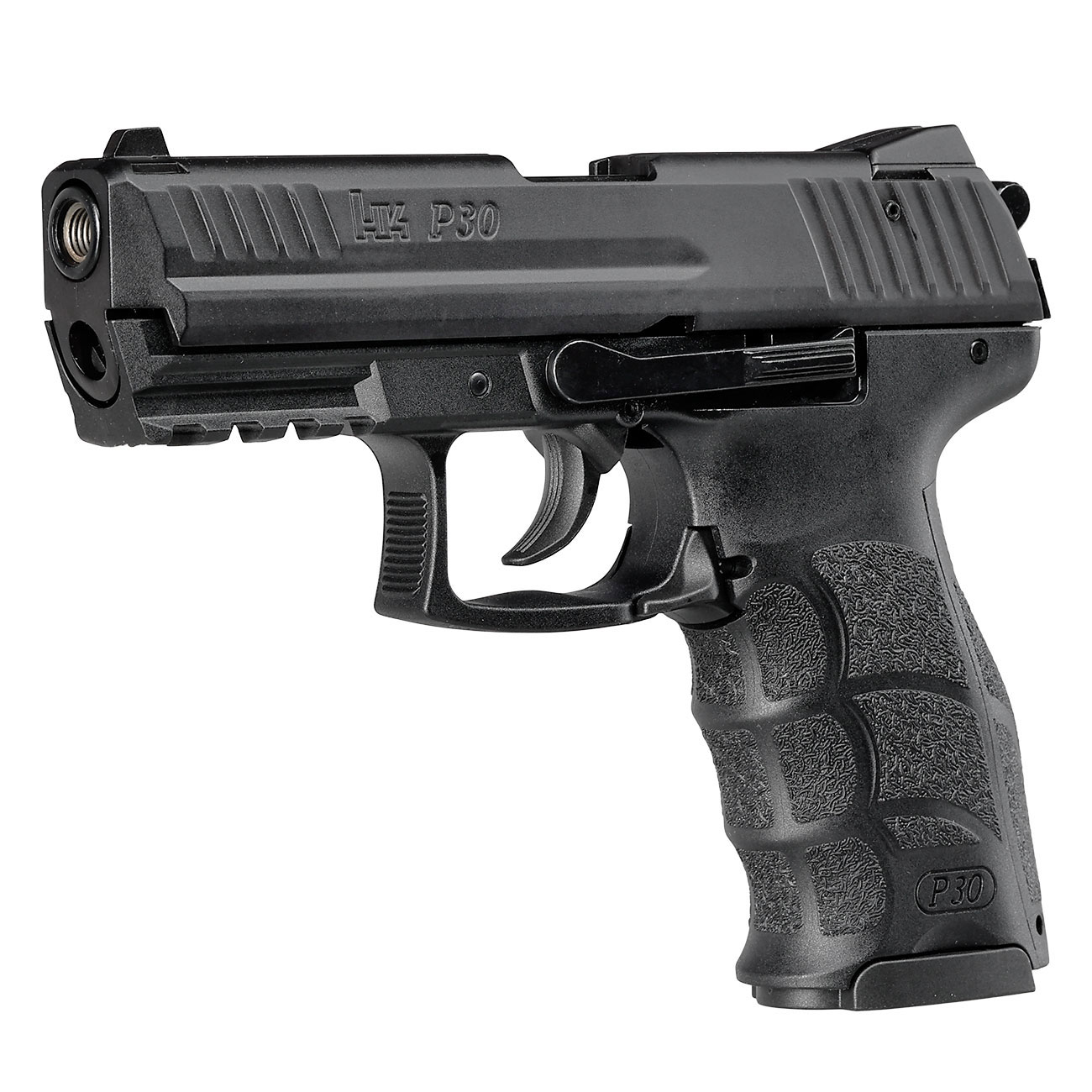 Heckler & Koch P30 Schreckschuss-Pistole 9 mm P.A.K. brniert inkl. 2x 50 Platzpatronen Bild 2