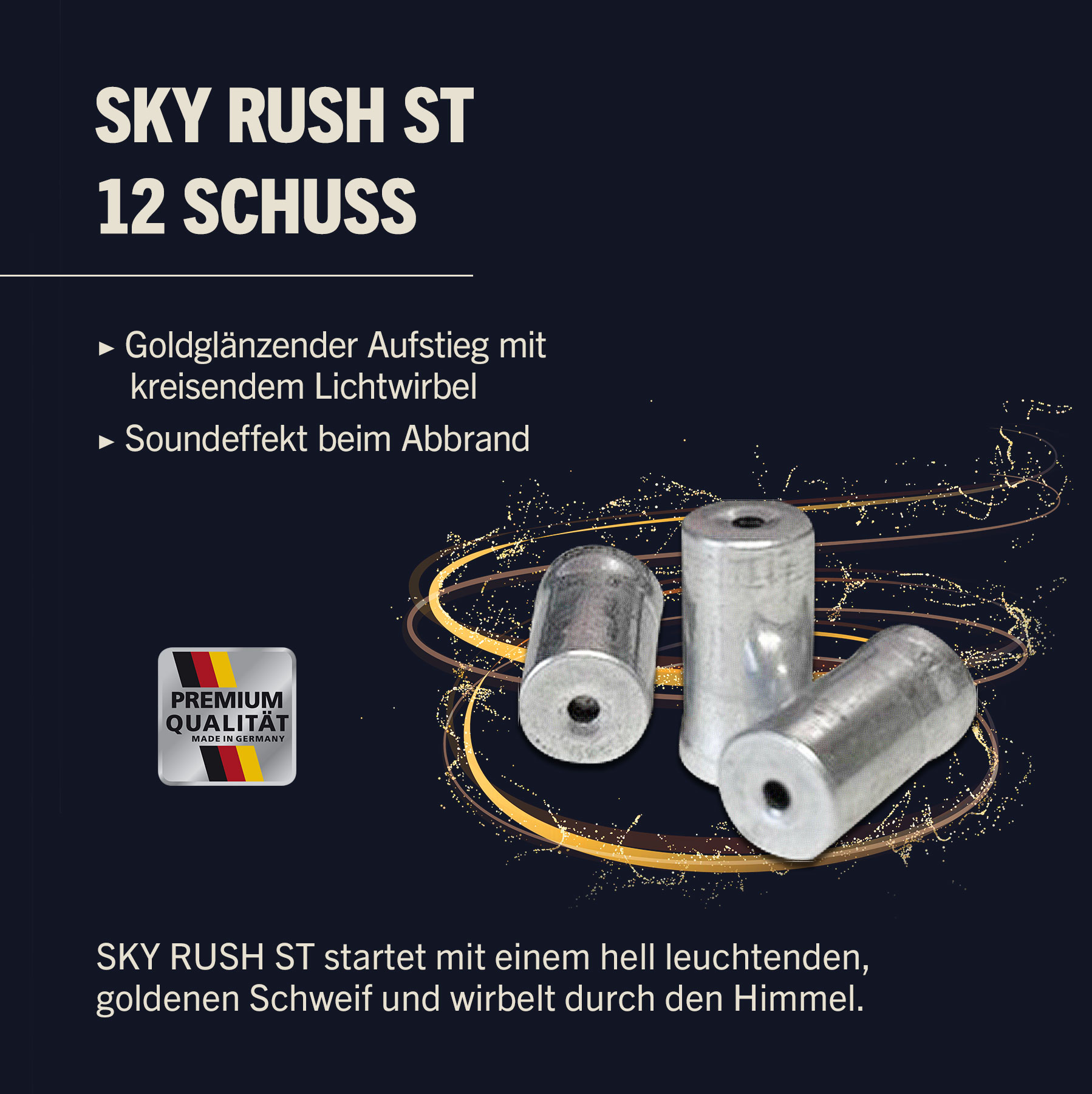 Sky Rush ST 12-teilig Signaleffekte fr Schreckschusswaffen Bild 1