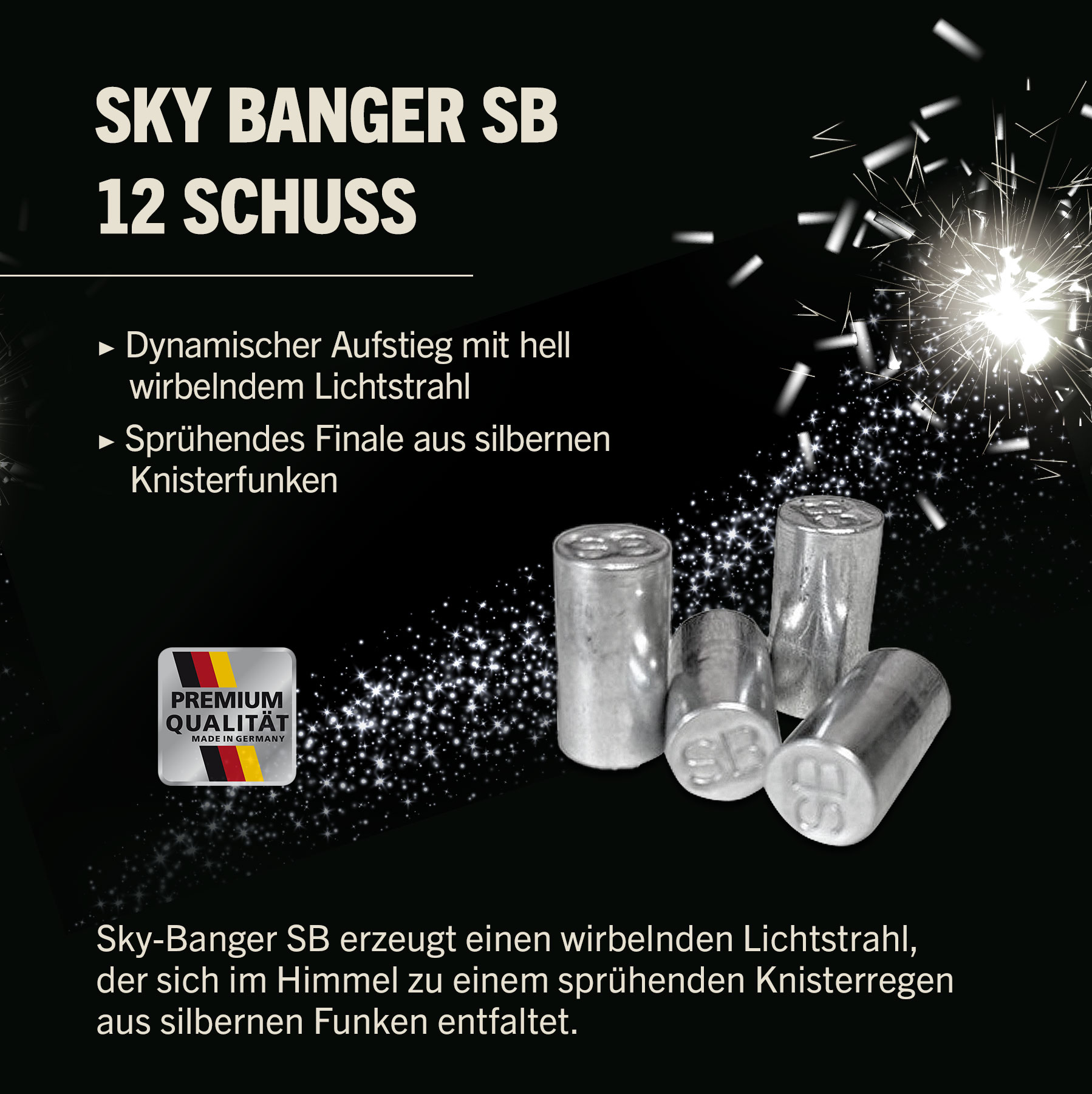 Sky Banger SB 12-teilig Signaleffekte f�r Schreckschusswaffen Bild 1