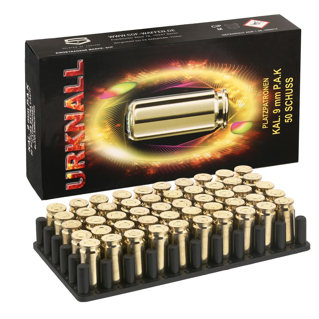 Ozkursan Urknall Platzpatronen Kal 9mm P A K 50 Stuck Kotte