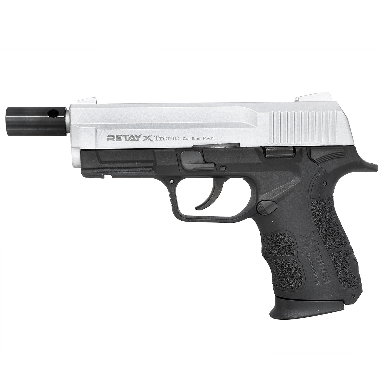 Retay X Treme Schreckschuss Pistole 9mm P.A.K. nickel Bild 10