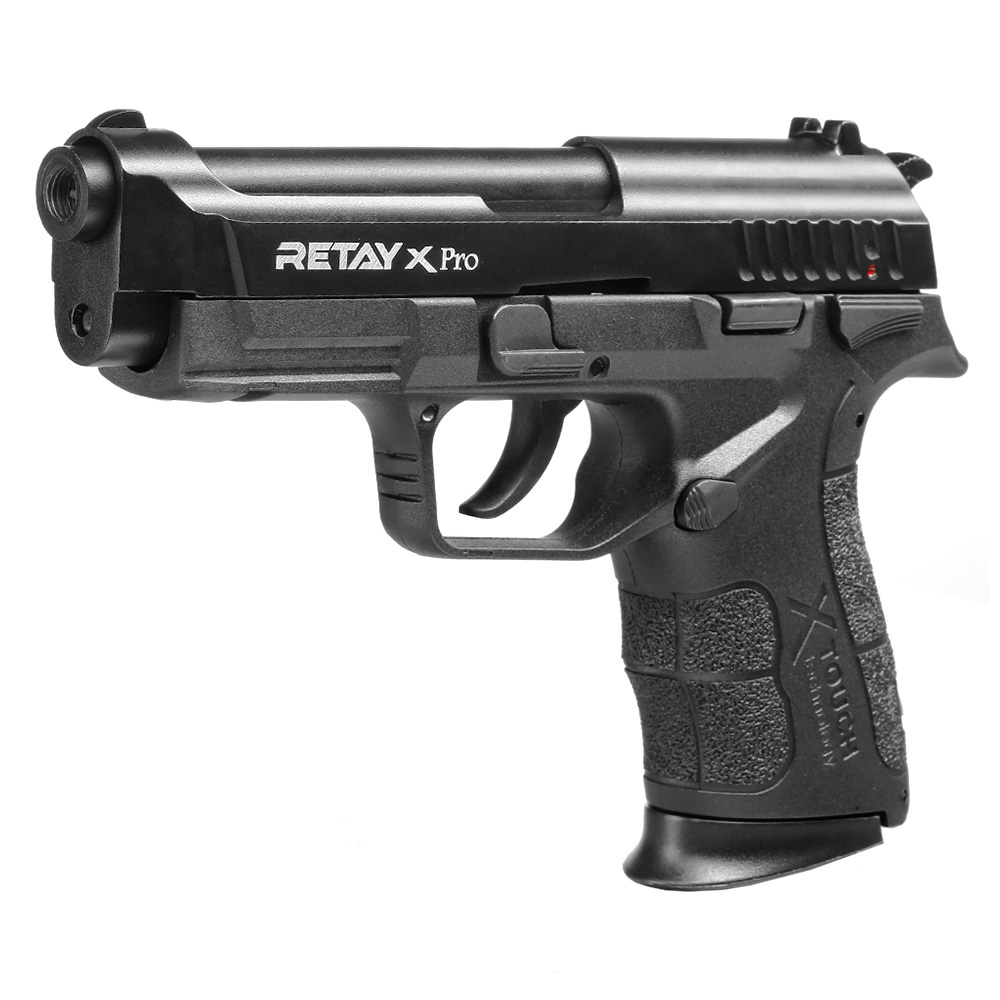 Retay X Pro Schreckschuss Pistole 9mm P.A.K. brüniert inkl. 2x 50 Platzpatronen Bild 1