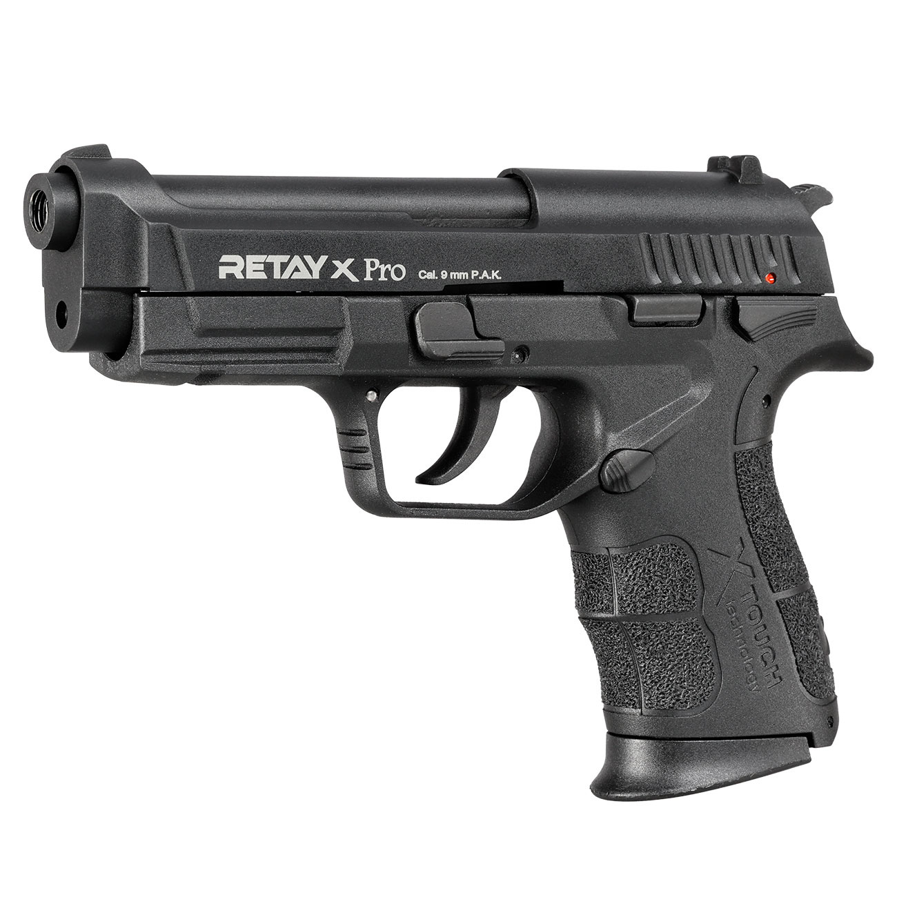 Retay X Pro Schreckschuss Pistole 9mm P.A.K. brniert inkl. 2x 50 Platzpatronen Bild 2