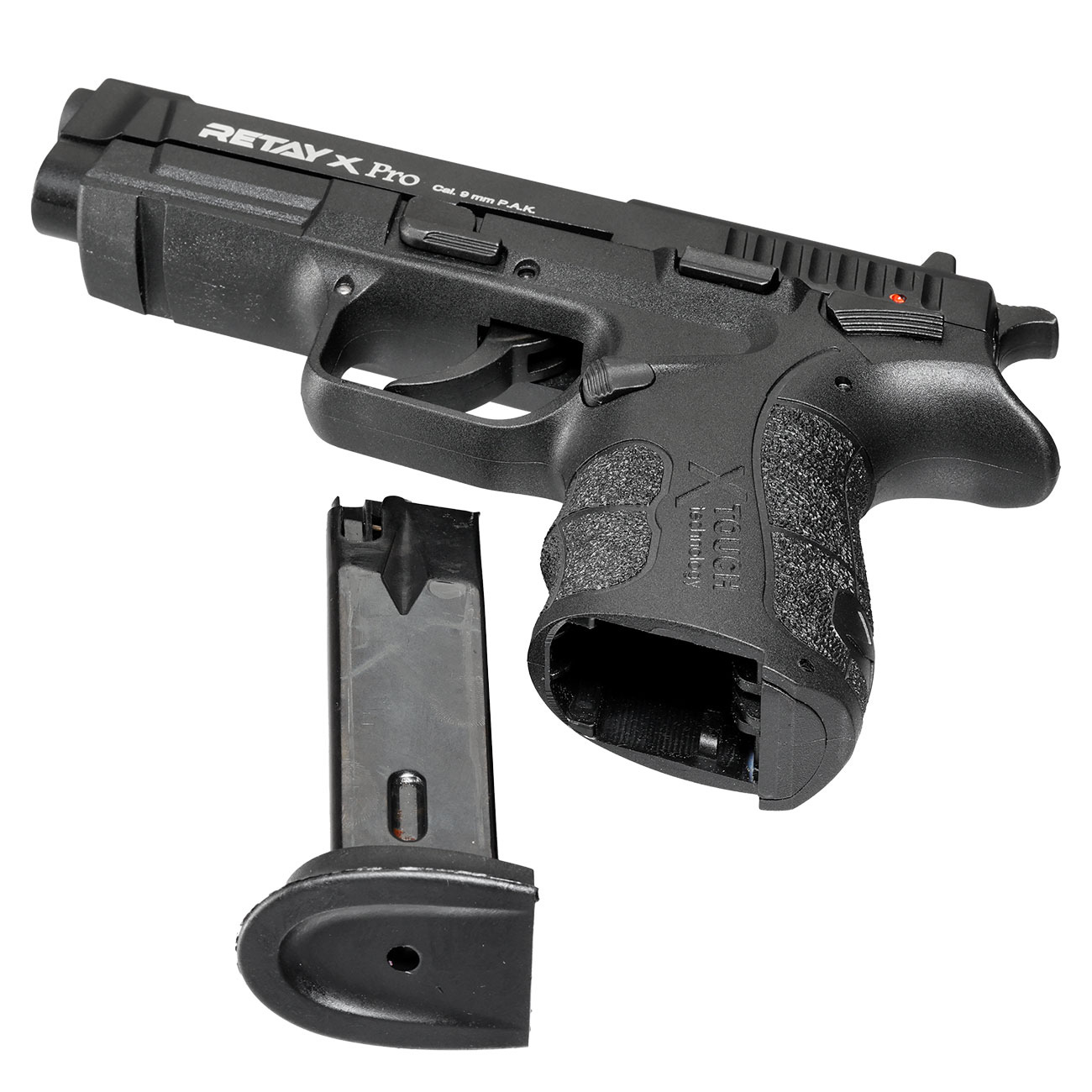 Retay X Pro Schreckschuss Pistole 9mm P.A.K. brniert inkl. 2x 50 Platzpatronen Bild 6