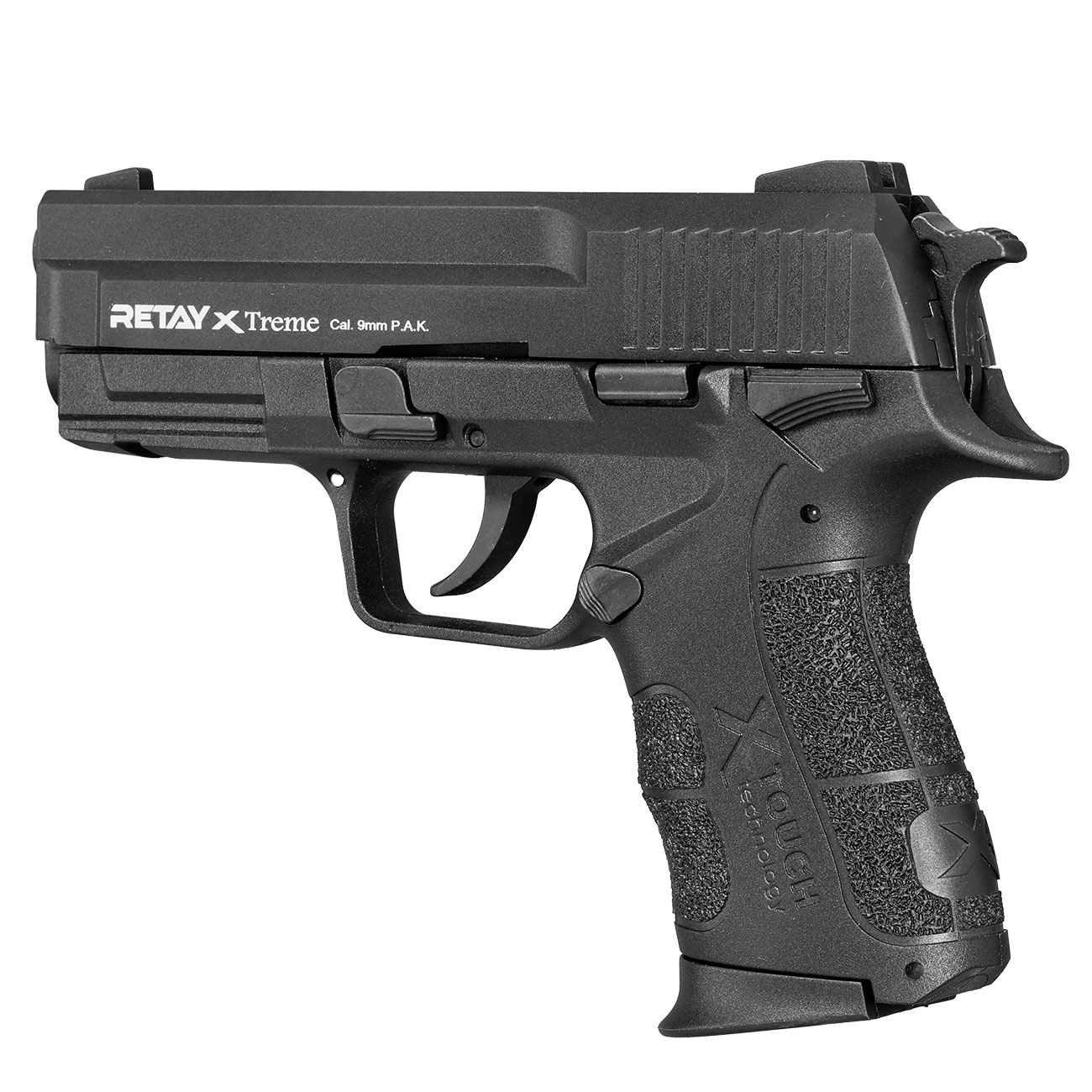 Retay X Treme Schreckschuss Pistole 9mm P.A.K. brniert inkl. 2x 50 Platzpatronen Bild 7