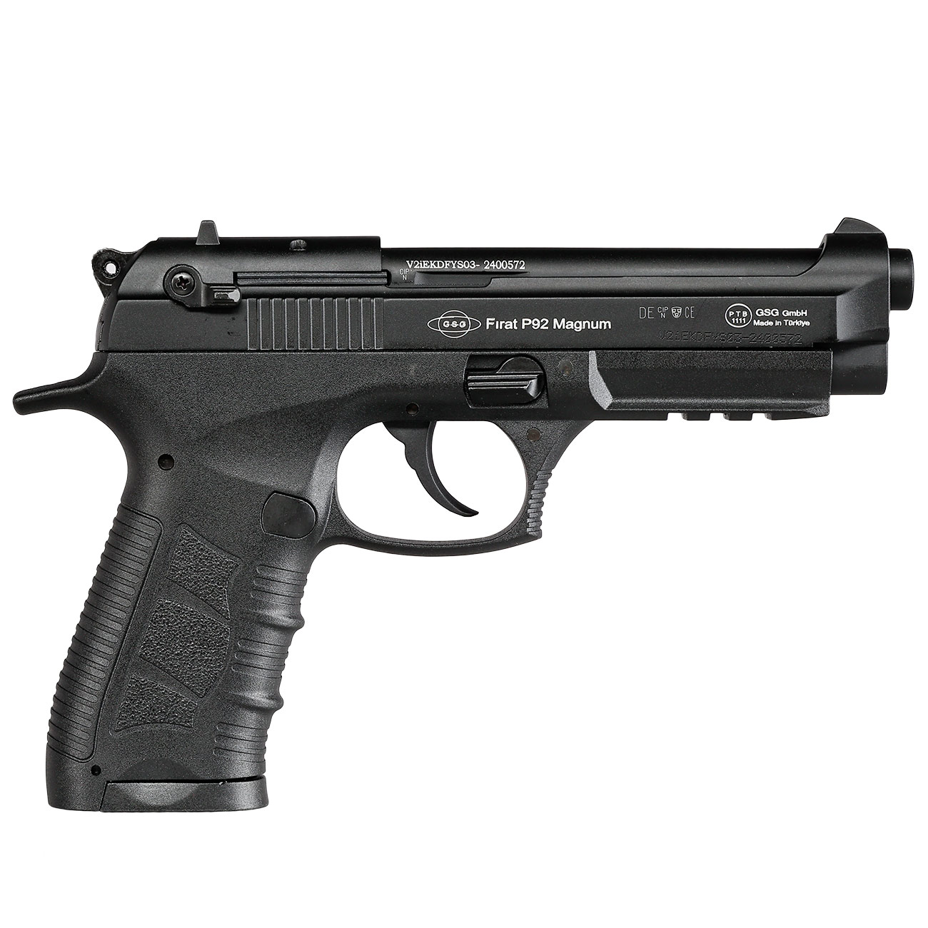 Ekol P92 Magnum Schreckschusspistole 9mm P.A.K. brniert Bild 3