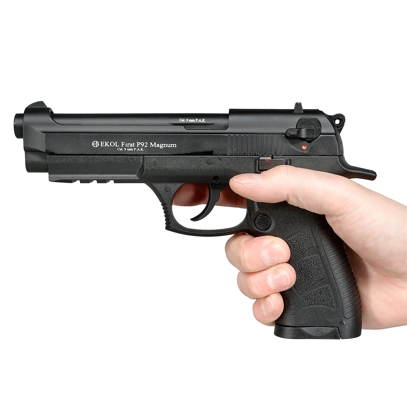 Ekol P92 Magnum Schreckschusspistole 9mm P.A.K. brniert Bild 5