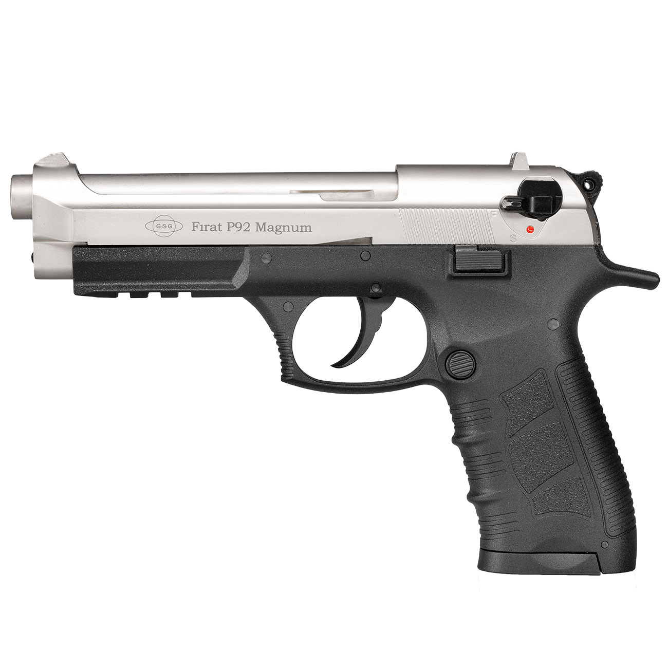 Ekol P92 Magnum Schreckschusspistole 9mm P.A.K. nickel