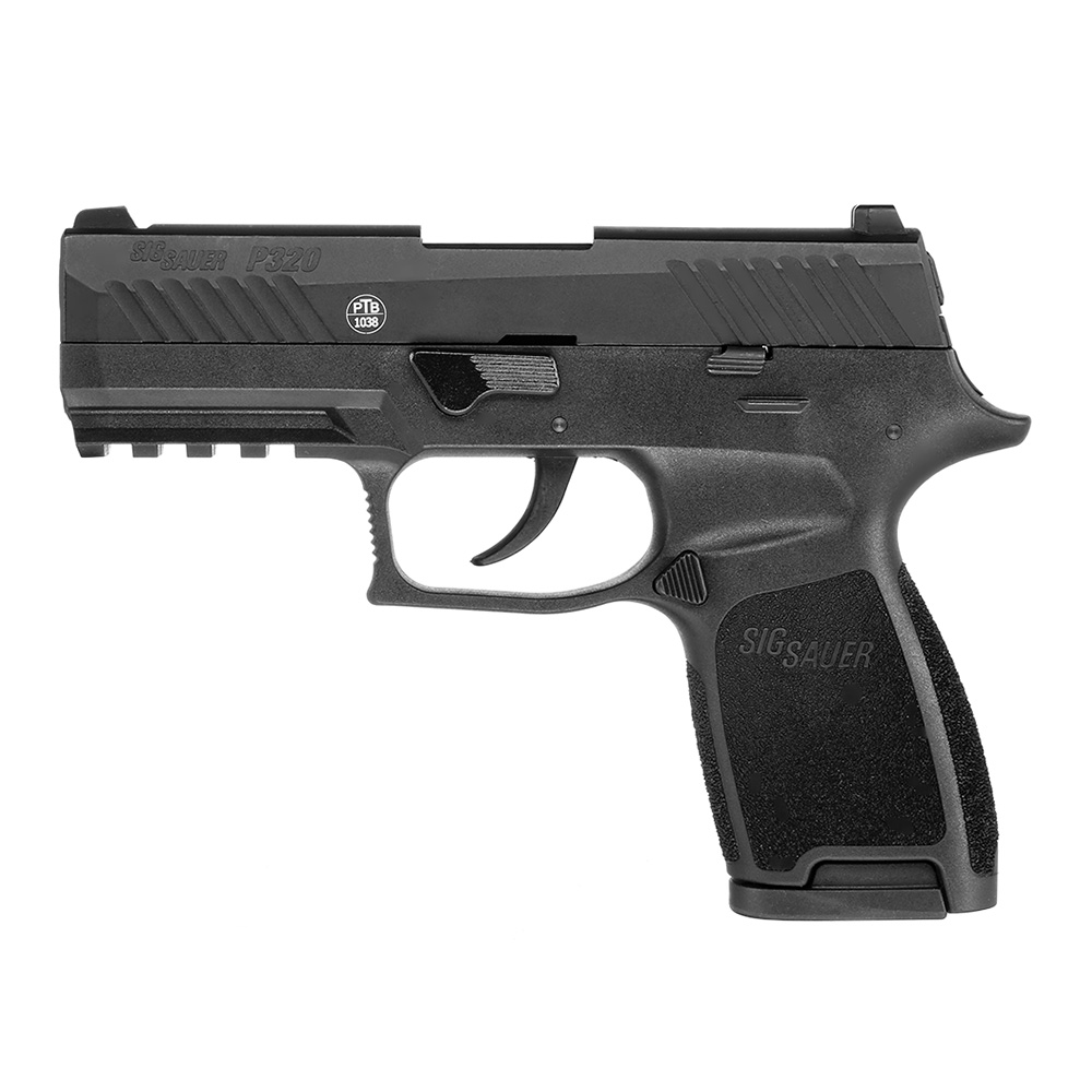 Versandrcklufer Sig Sauer P320 Schreckschuss Pistole 9mm P.A.K. First Edition brniert inkl. Waffenkoffer