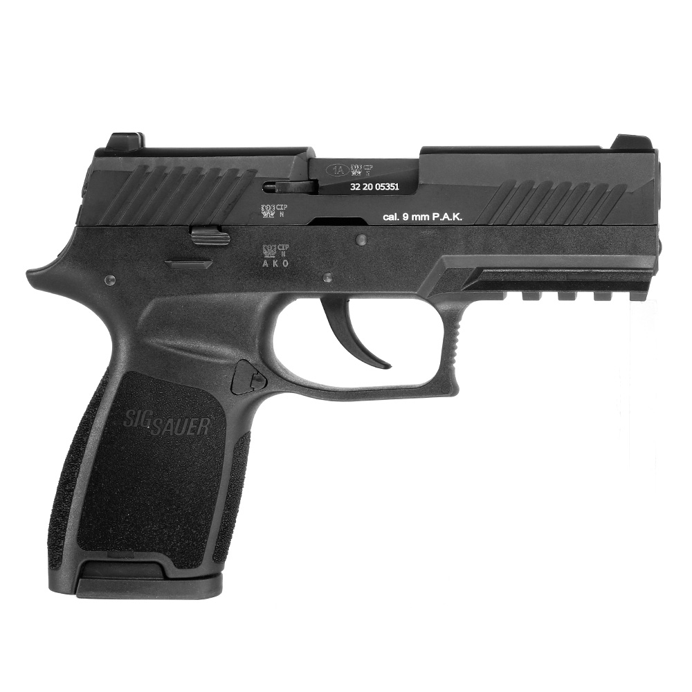 Sig Sauer P320 Schreckschuss Pistole 9mm P.A.K. brniert inkl. Waffenkoffer Bild 1