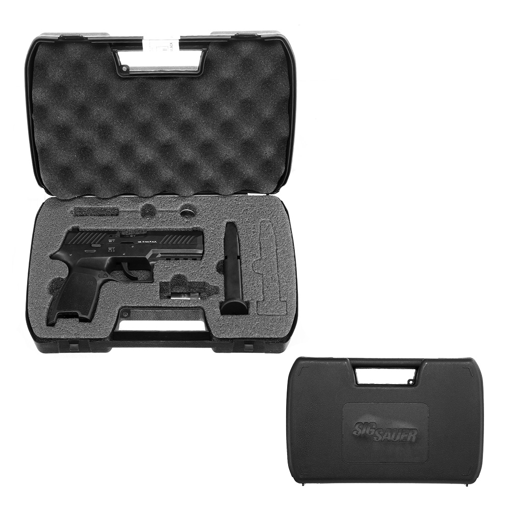 Sig Sauer P320 Schreckschuss Pistole 9mm P.A.K. brniert inkl. Waffenkoffer Bild 1