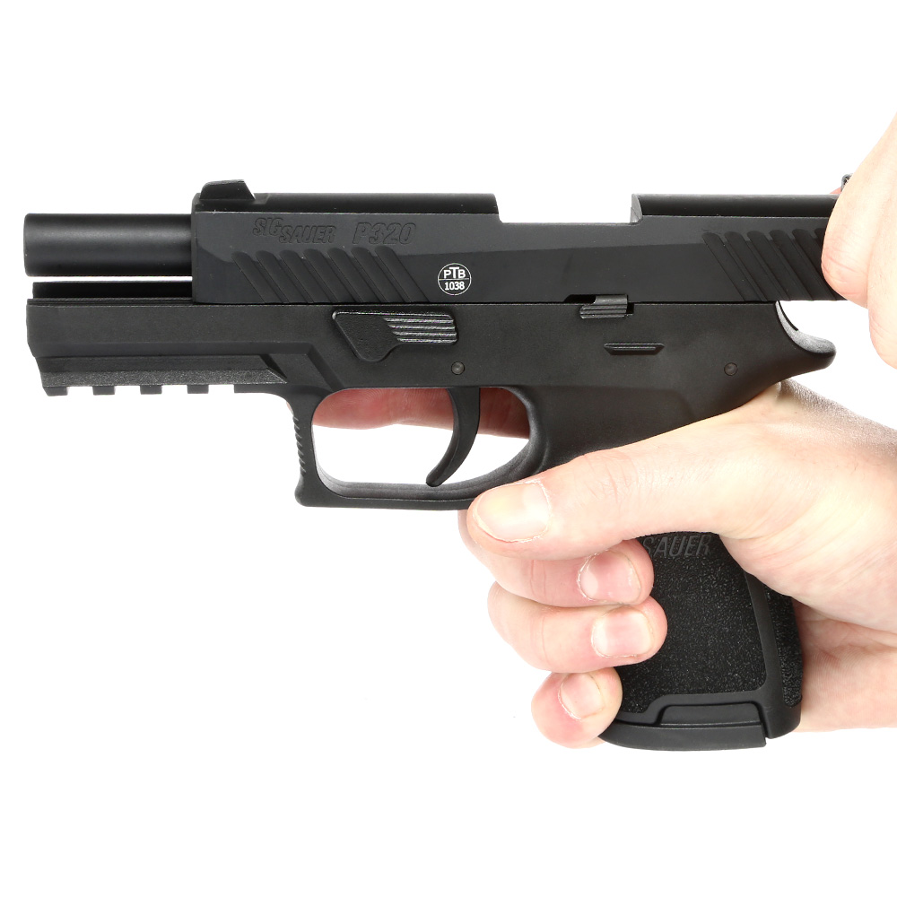 Sig Sauer P320 Schreckschuss Pistole 9mm P.A.K. brniert inkl. Waffenkoffer Bild 1