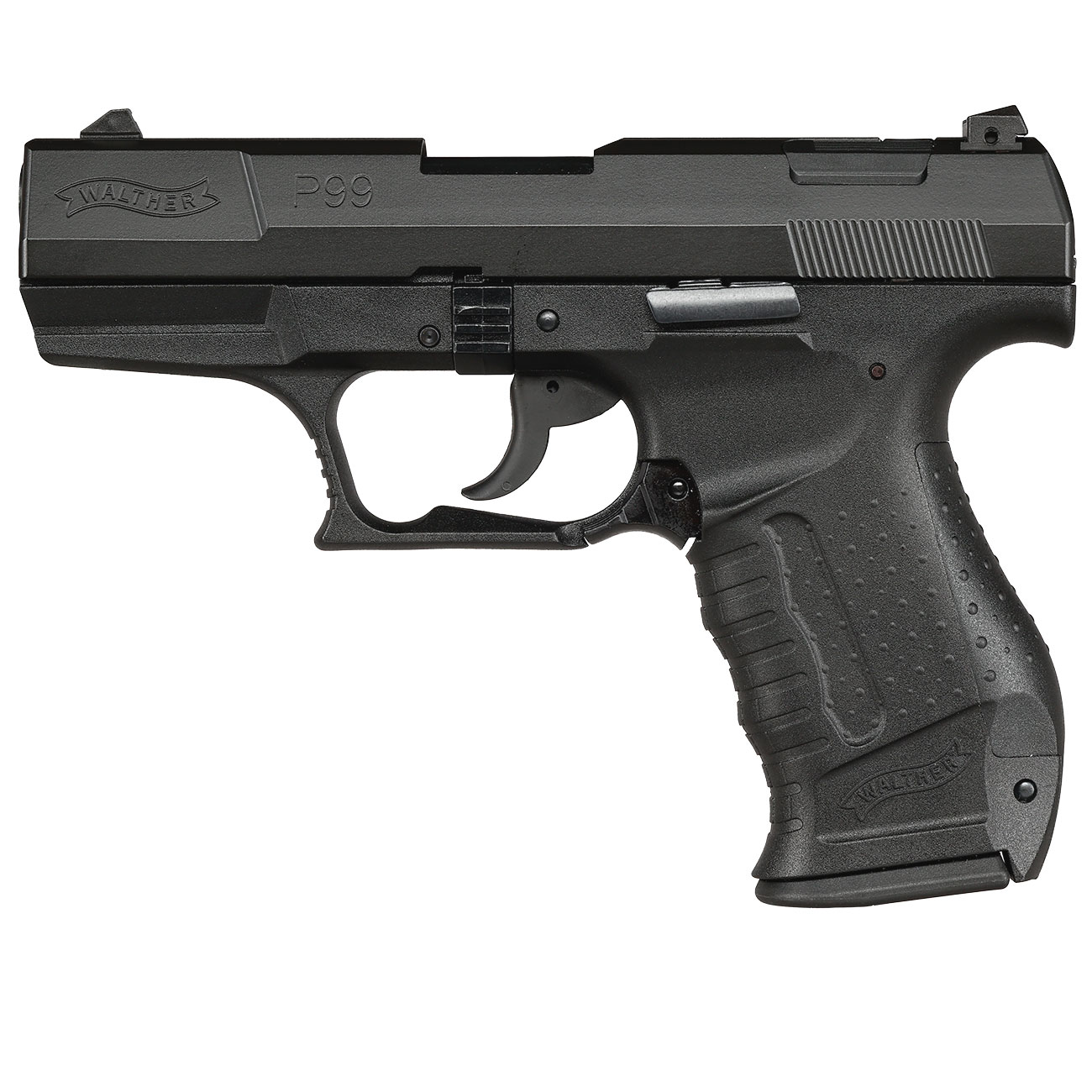 Walther P99 SV Schreckschuss Pistole 9 mm P.A.K. brniert mit Stahlverschluss