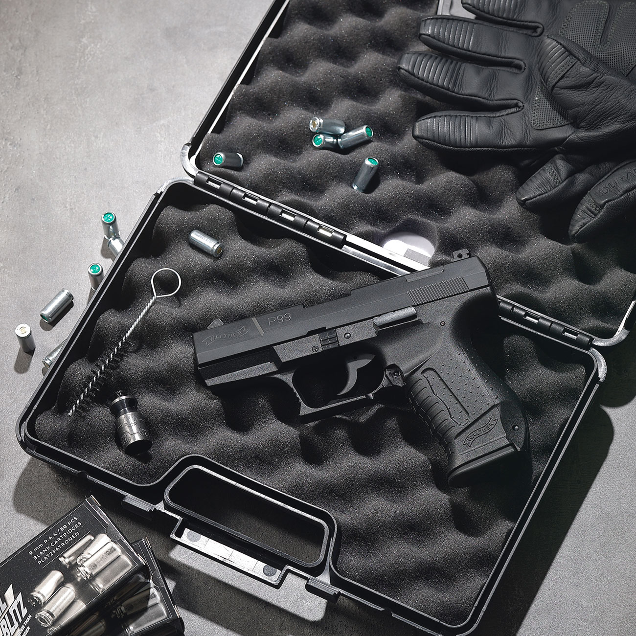 Walther P99 SV Schreckschuss Pistole 9 mm P.A.K. brniert mit Stahlverschluss Bild 1