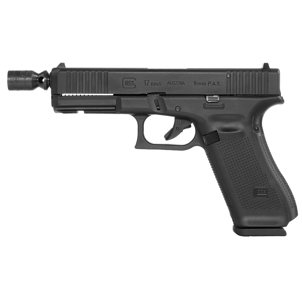 Glock 17 Gen5 Schreckschuss Pistole 9mm P.A.K. brüniert inkl. Waffenkoffer Bild 1