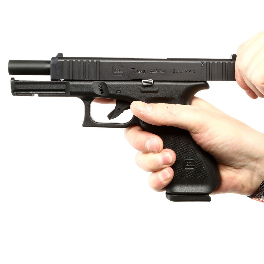 Glock 17 Gen5 Schreckschuss Pistole 9mm P.A.K. brüniert inkl. Waffenkoffer Bild 1