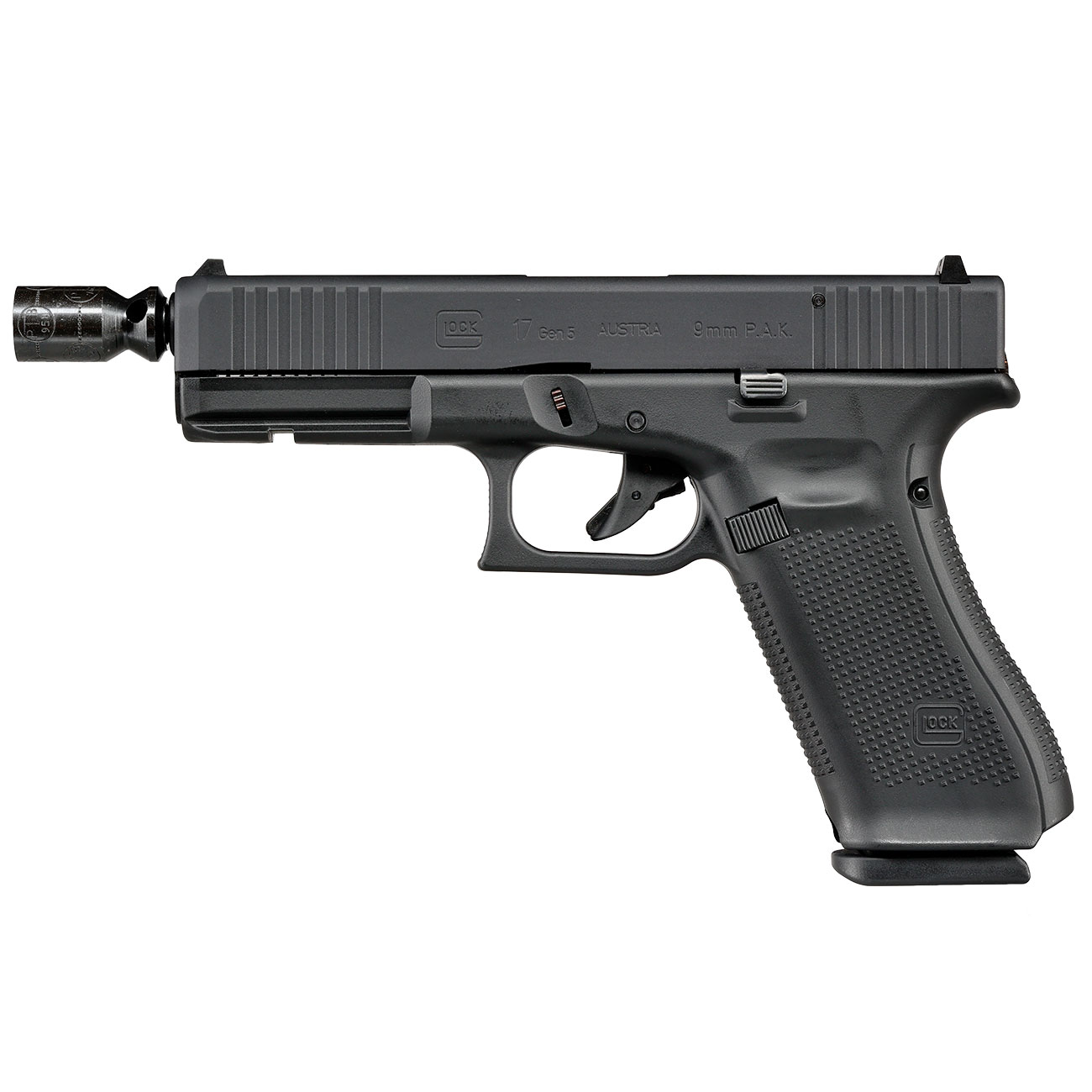 Glock 17 Gen5 Schreckschuss Pistole 9mm P.A.K. brniert inkl. Waffenkoffer Bild 10