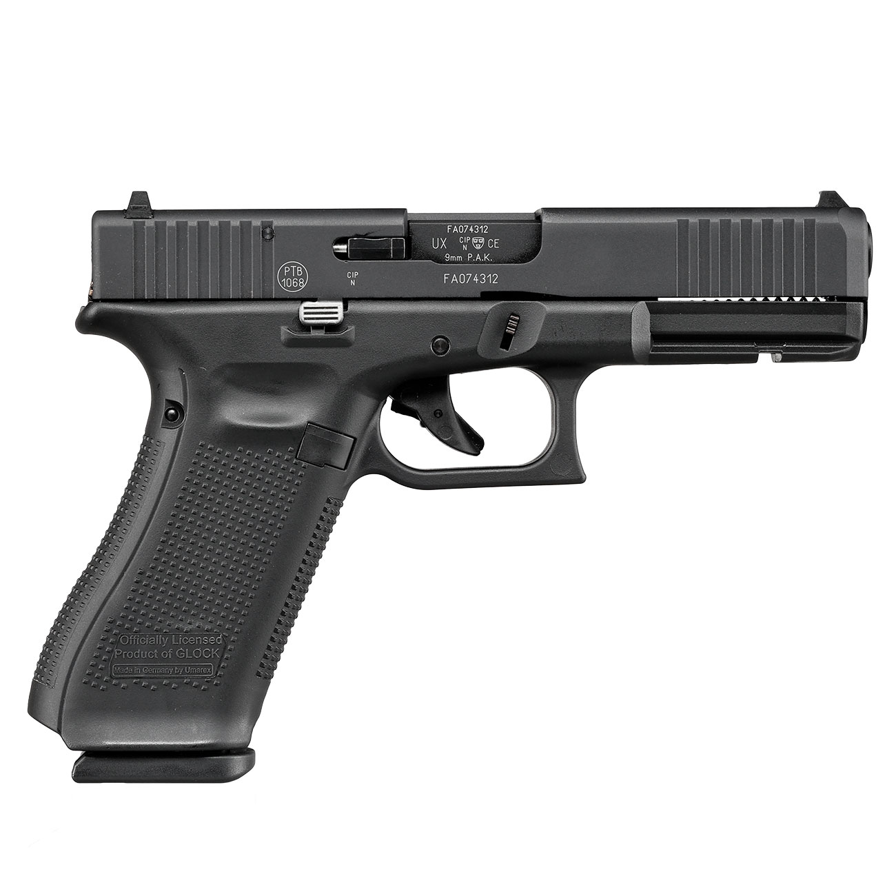 Glock 17 Gen5 Schreckschuss Pistole 9mm P.A.K. brniert inkl. Waffenkoffer Bild 3
