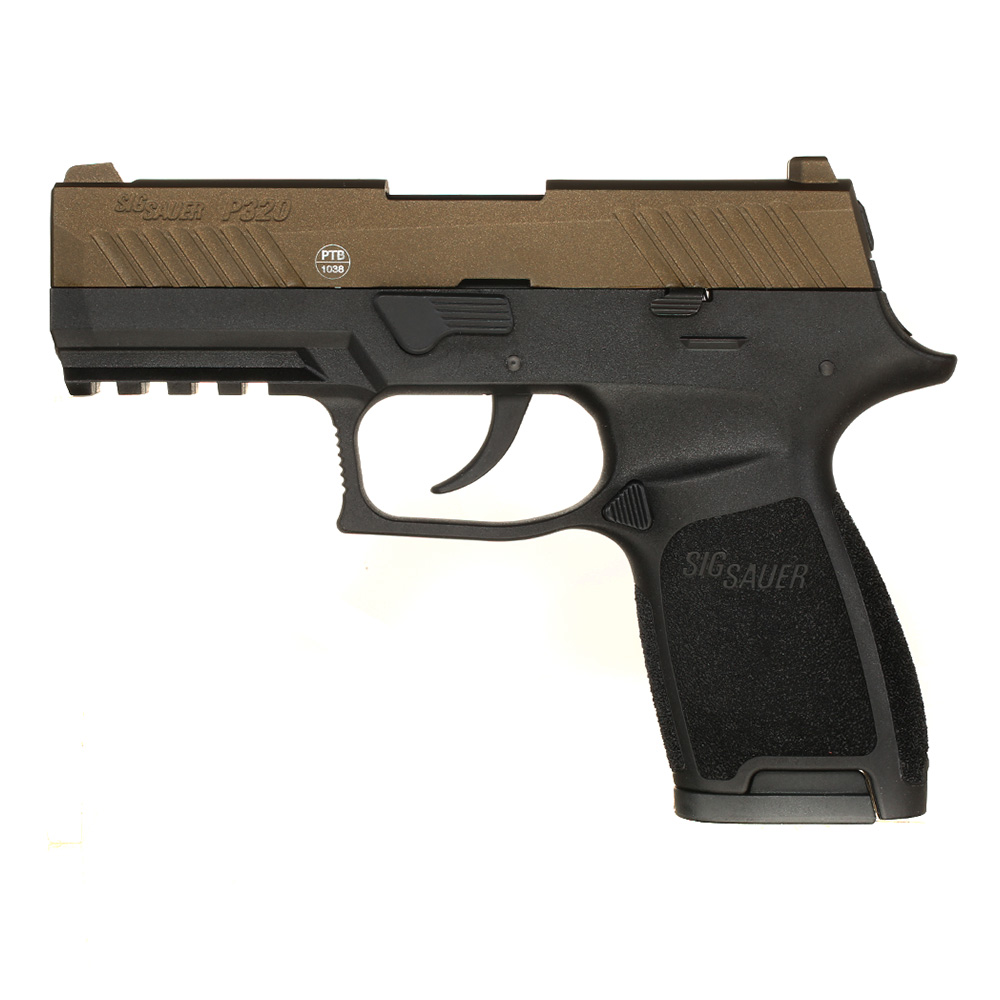 Sig Sauer P320 Schreckschuss Pistole 9mm P.A.K. inkl. Waffenkoffer midnight bronze