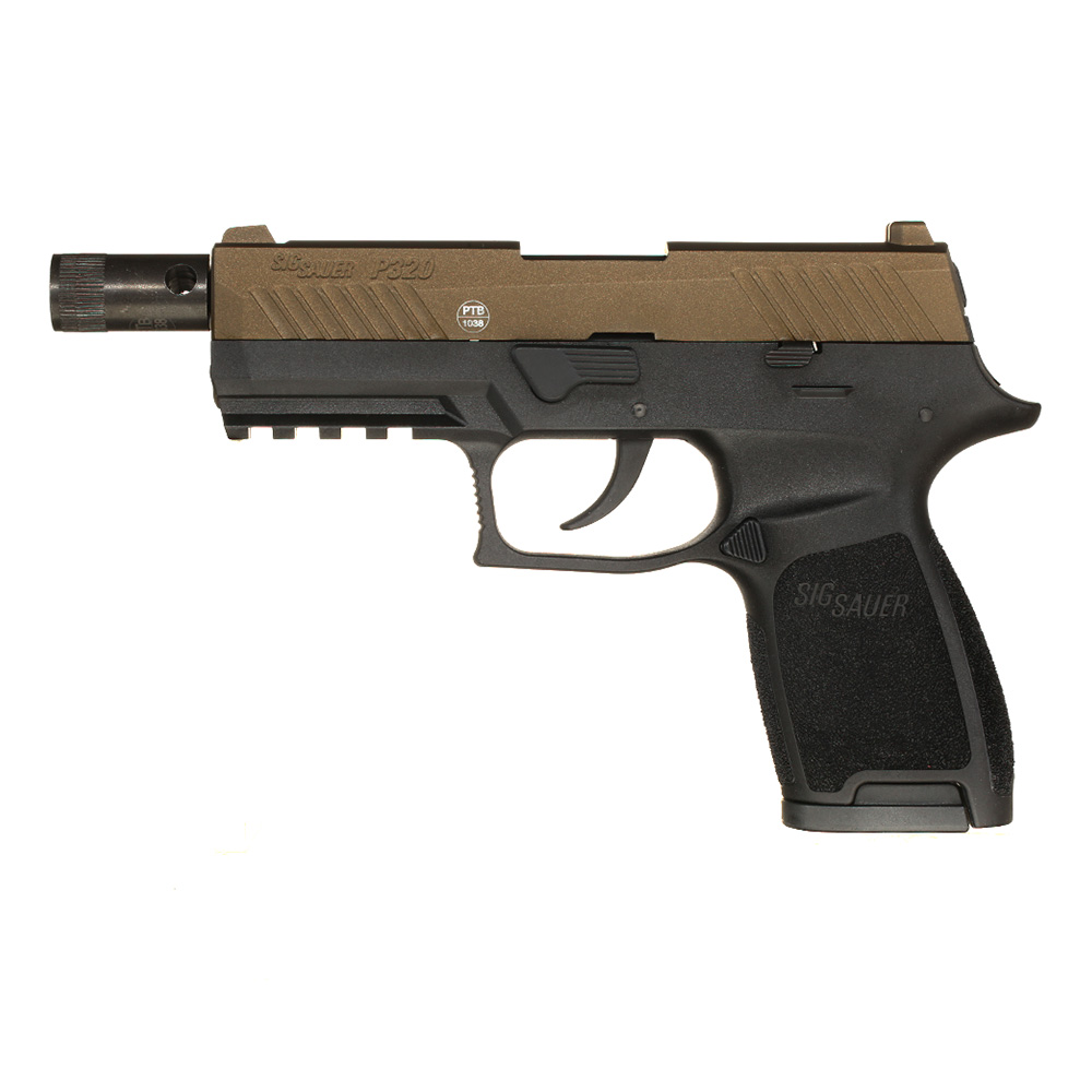 Sig Sauer P320 Schreckschuss Pistole 9mm P.A.K. inkl. Waffenkoffer midnight bronze Bild 1