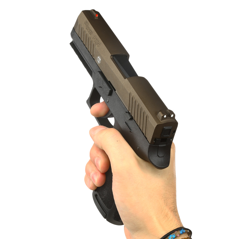Sig Sauer P320 Schreckschuss Pistole 9mm P.A.K. inkl. Waffenkoffer midnight bronze Bild 1