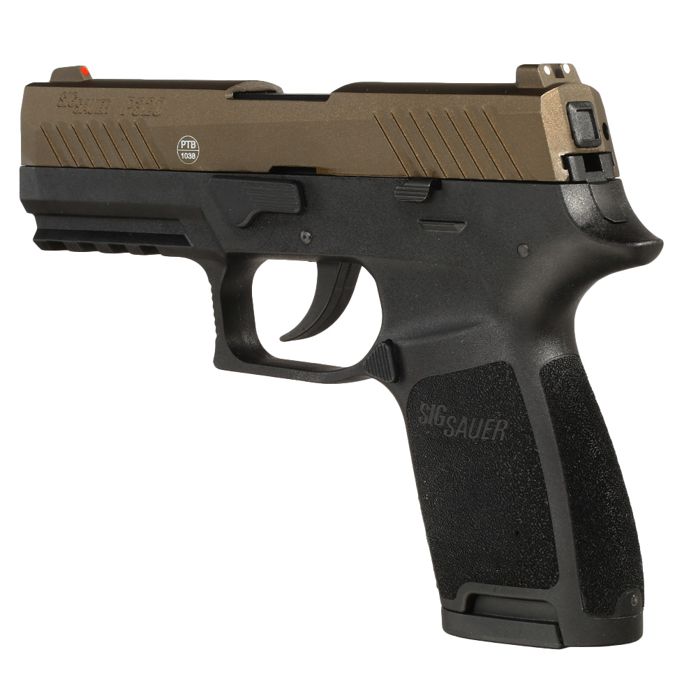 Sig Sauer P320 Schreckschuss Pistole 9mm P.A.K. inkl. Waffenkoffer midnight bronze Bild 1