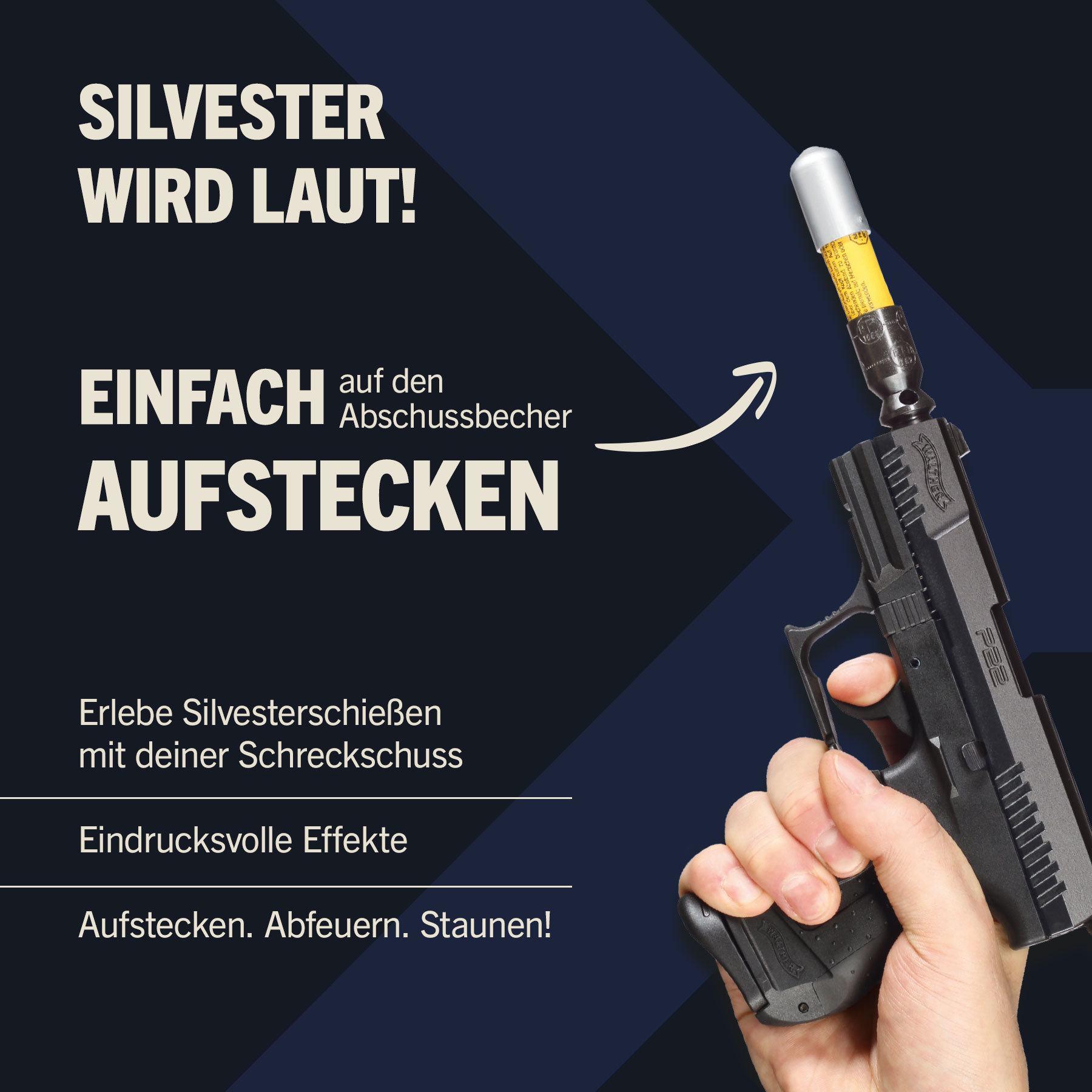 Zink Feuerwerk SunGrazer 20 Schuss Signaleffekte fr Schreckschusswaffen Bild 2