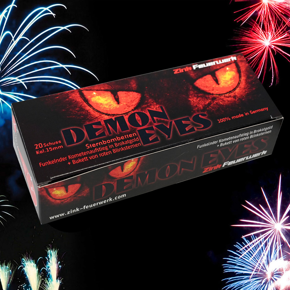 Zink Feuerwerk Demon Eyes 20 Schuss Signaleffekte fr Schreckschusswaffen